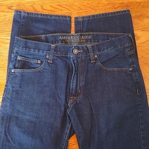 American Eagle Original Straight 33x30 Men's Dark Blue Jeans